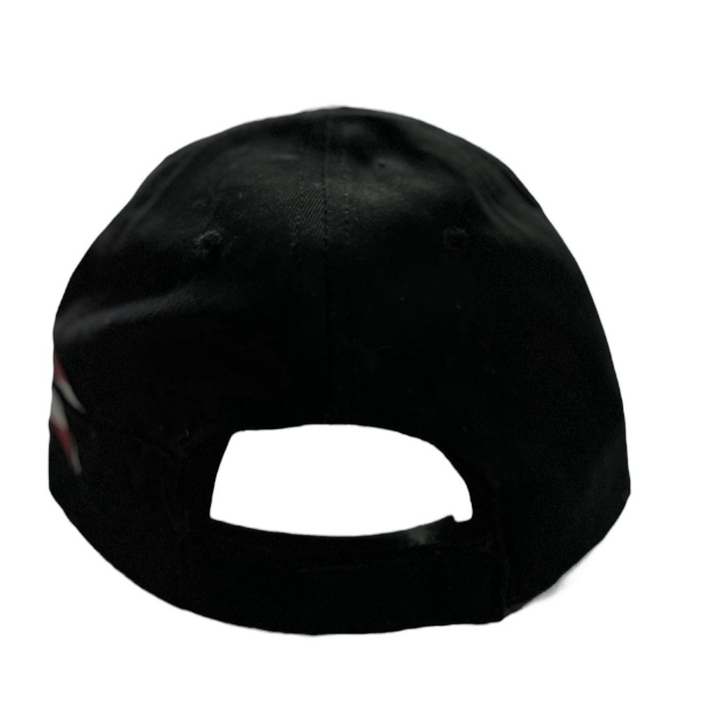 AWIC American Walk In Coolers Hat Cap Strap Back Black Racing USA Flame Mens - Picture 5 of 7